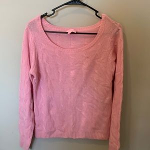 XL vintage Barbie pink cashmere Lilly Pulitzer sweater